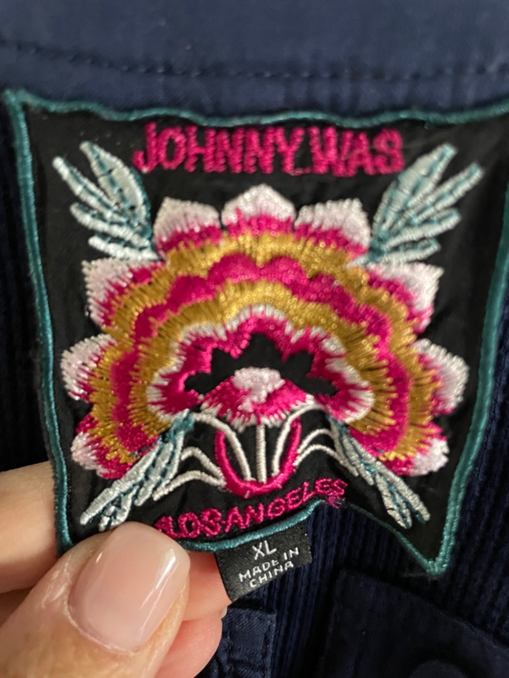 Johnny Was top features intricate floral embroidery size XL - Picture 2 of 2